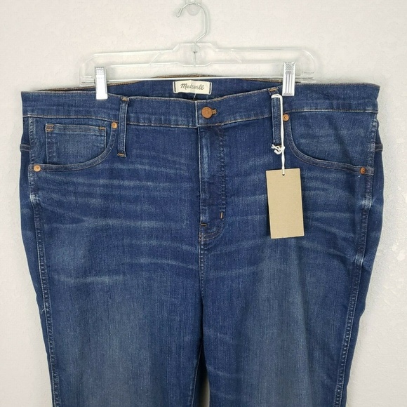 Madewell Women's Skinny Jeans - Dark Blue - Picture 2 of 8